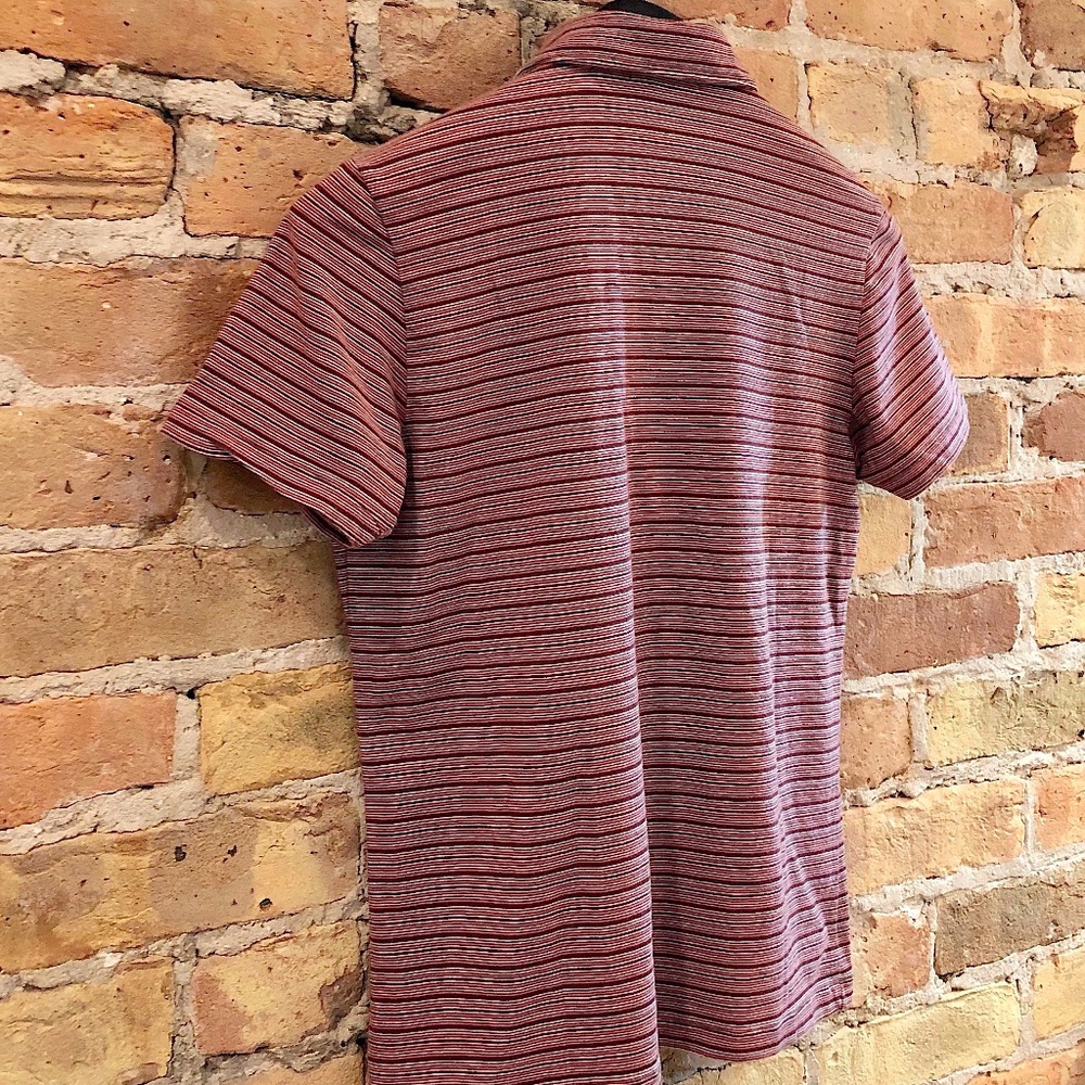 Men's Banana Republic Multi-Stripe Stretch Fit Polo Shirt Size Small - Picture 7 of 9